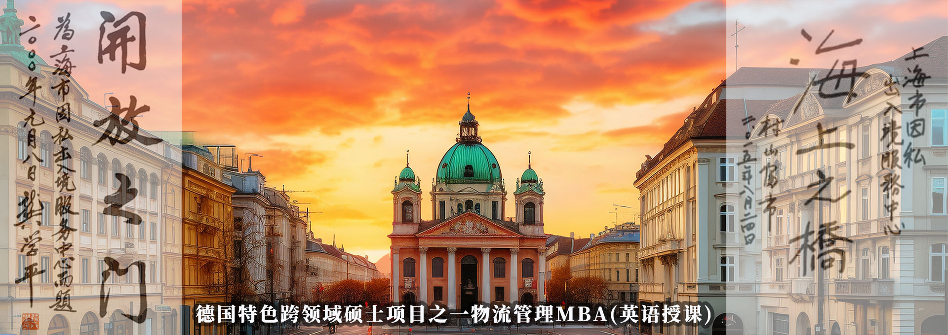 德国特色跨领域硕士项目之一物流管理MBA(英语授课)